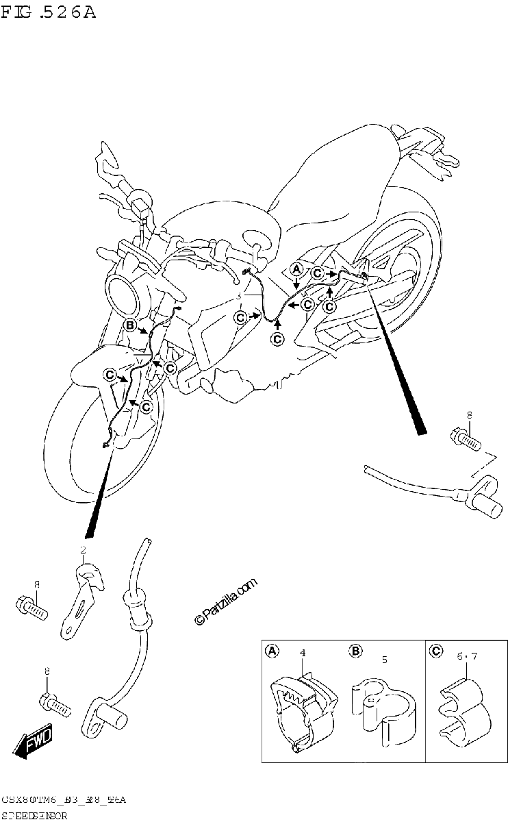 Diagrama de SPEED SENSOR