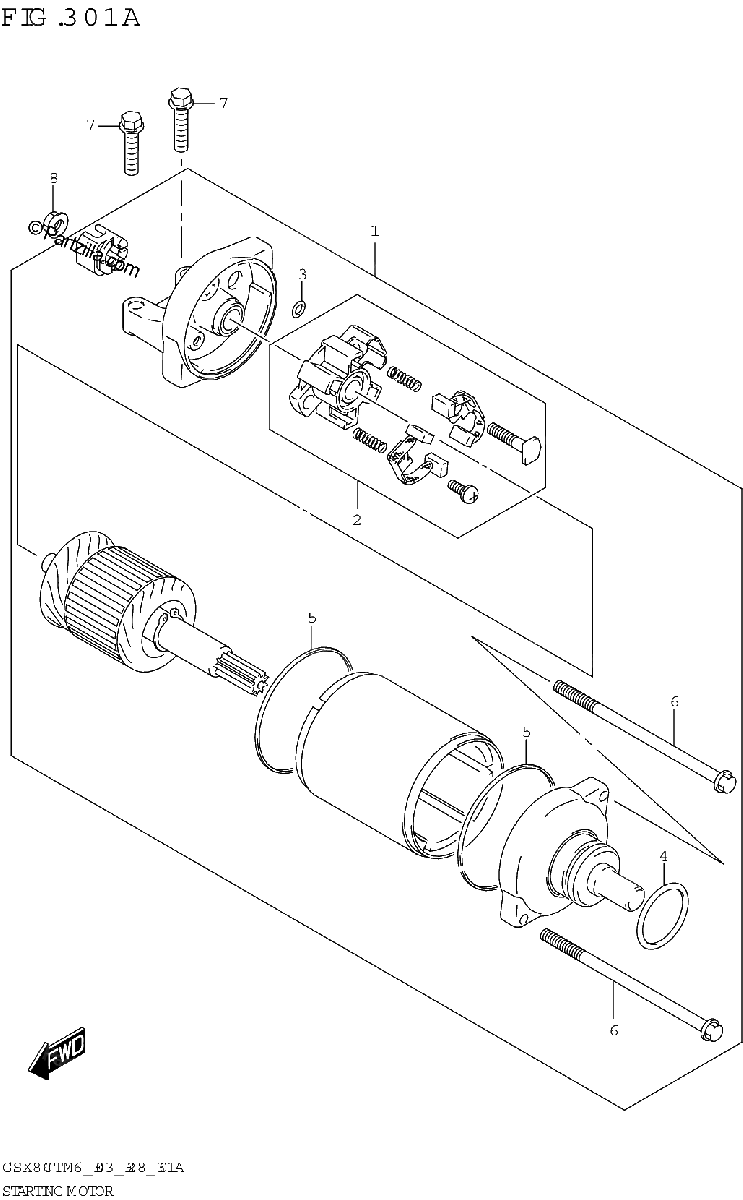 Diagrama de STARTING MOTOR