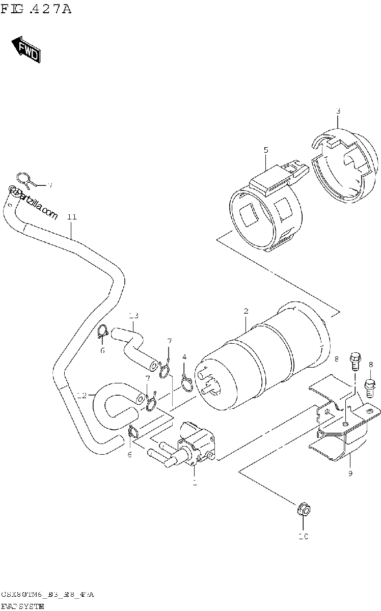 Diagrama de EVAP SYSTEM