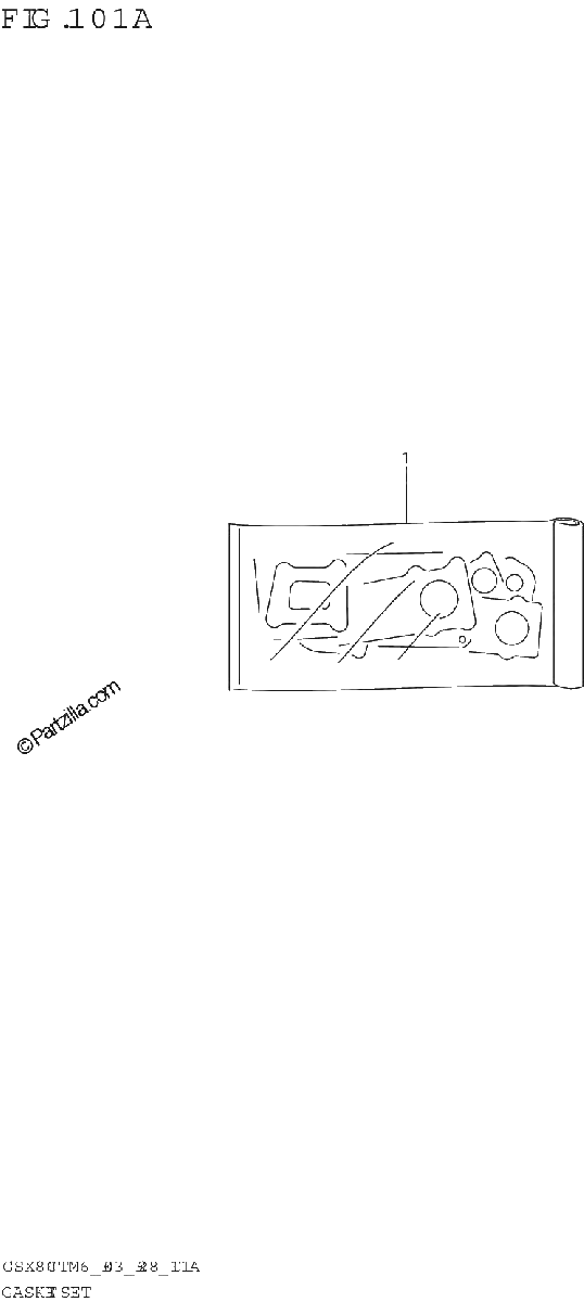 Diagrama de GASKET SET