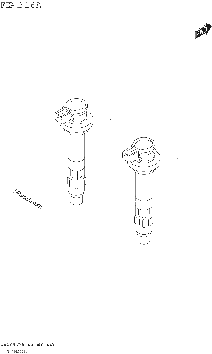 Diagrama de IGNITION COIL