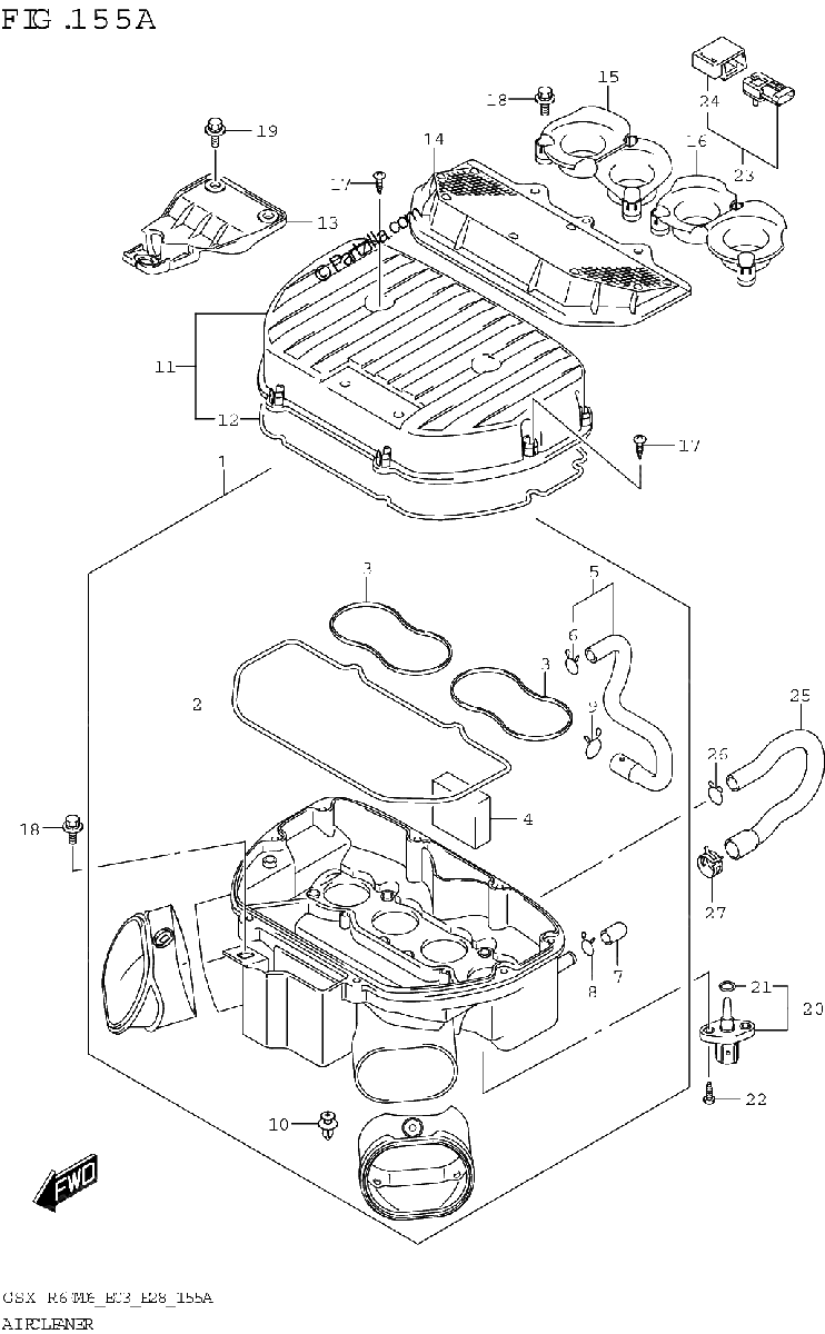 Diagrama de AIR CLEANER