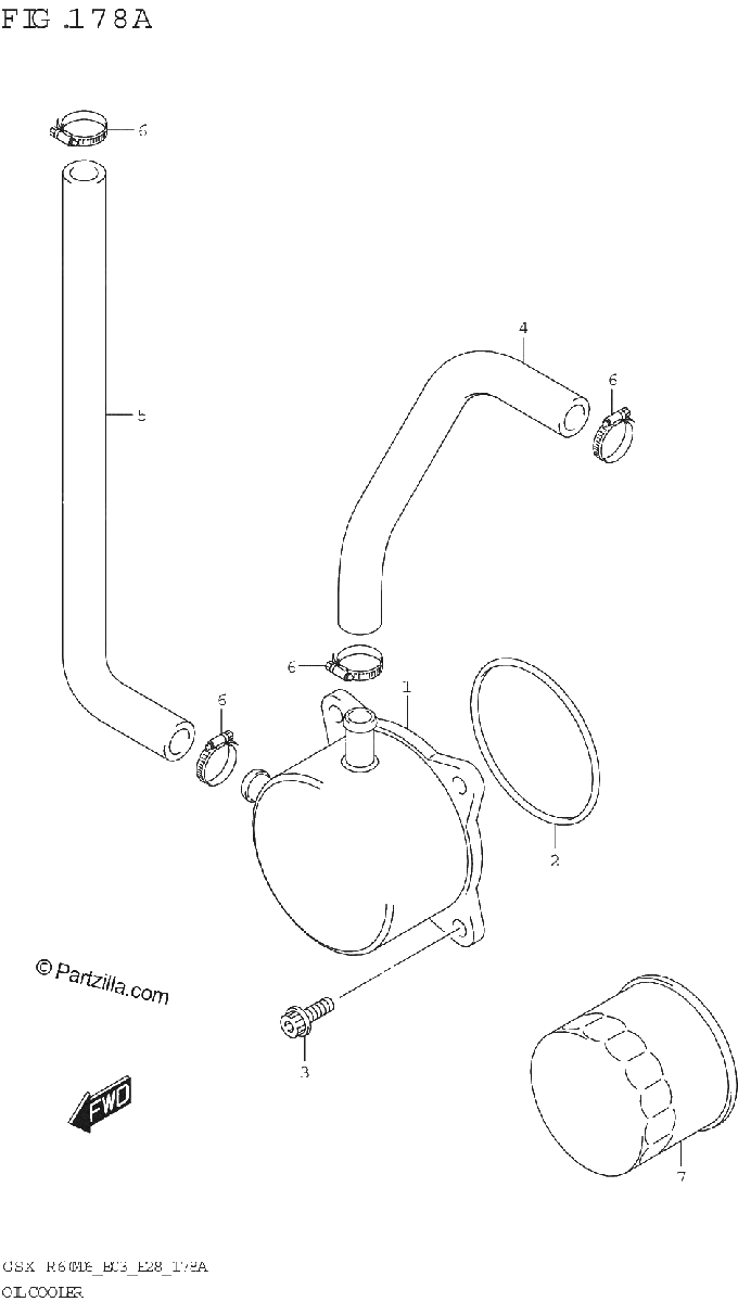 Diagrama de OIL COOLER