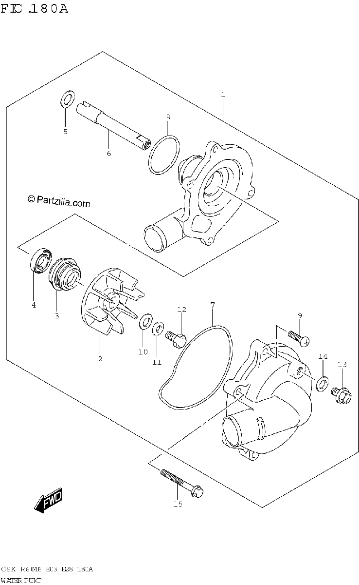 Diagrama de WATER PUMP