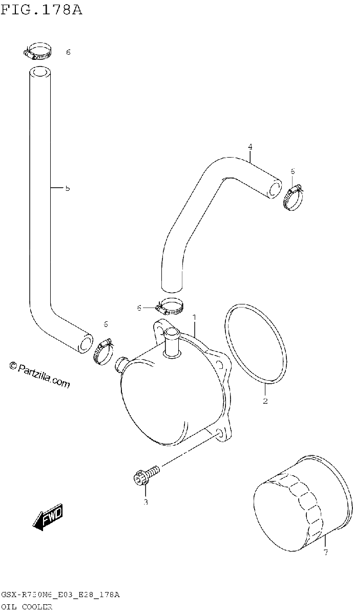 Diagrama de OIL COOLER