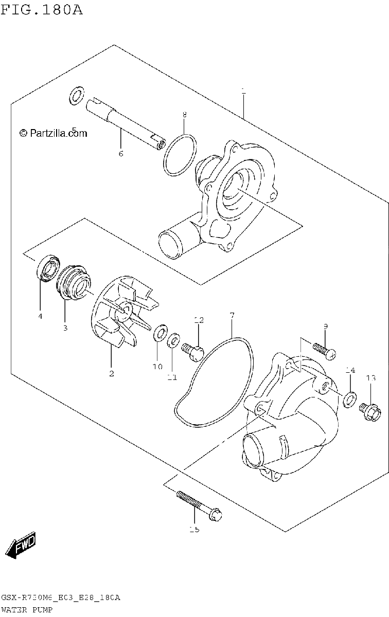 Diagrama de WATER PUMP