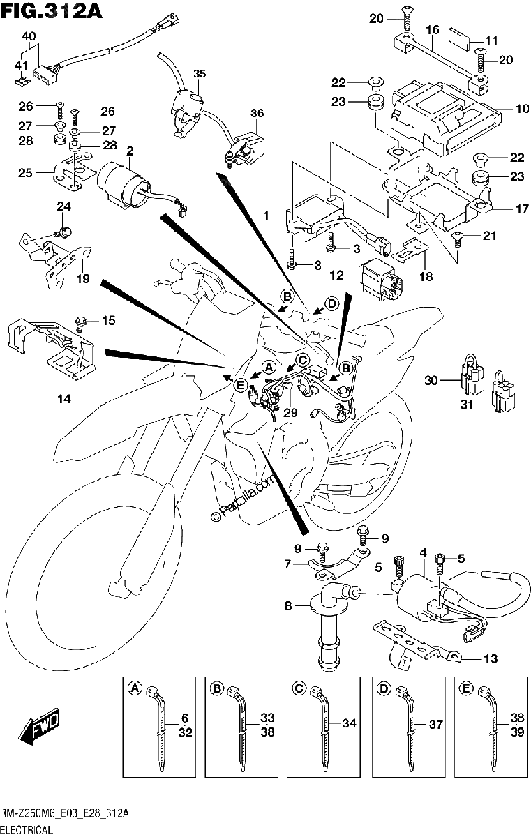 Diagrama de ELECTRICAL E28