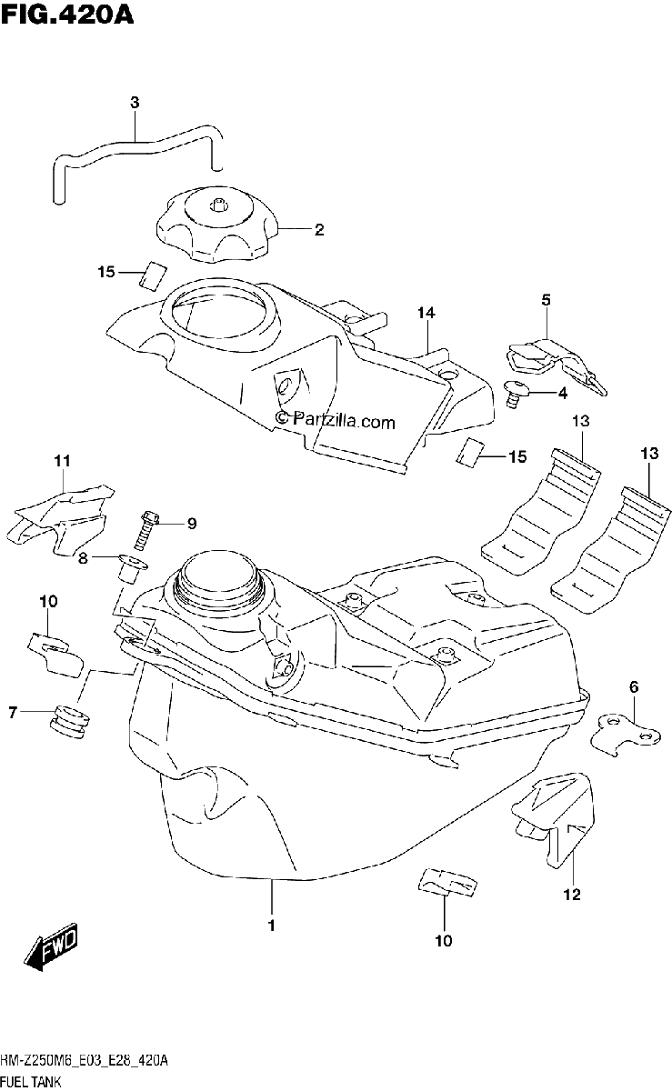 Diagrama de FUEL TANK