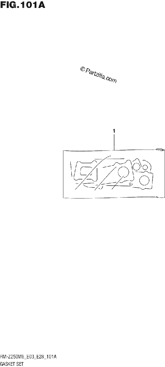 Diagrama de GASKET SET