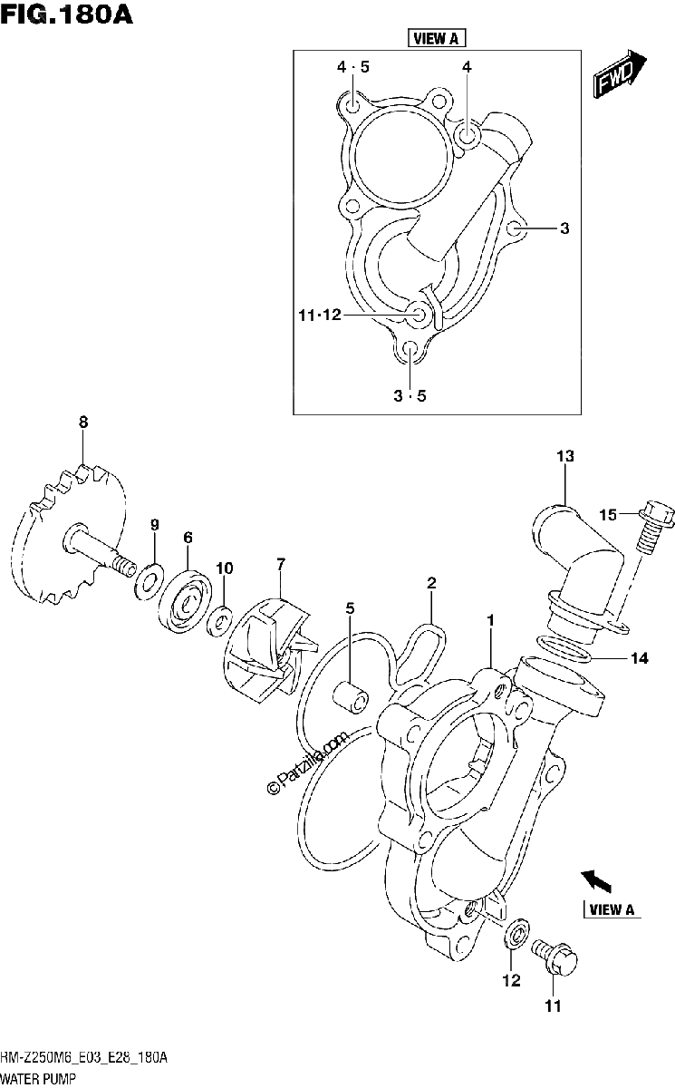 Diagrama de WATER PUMP