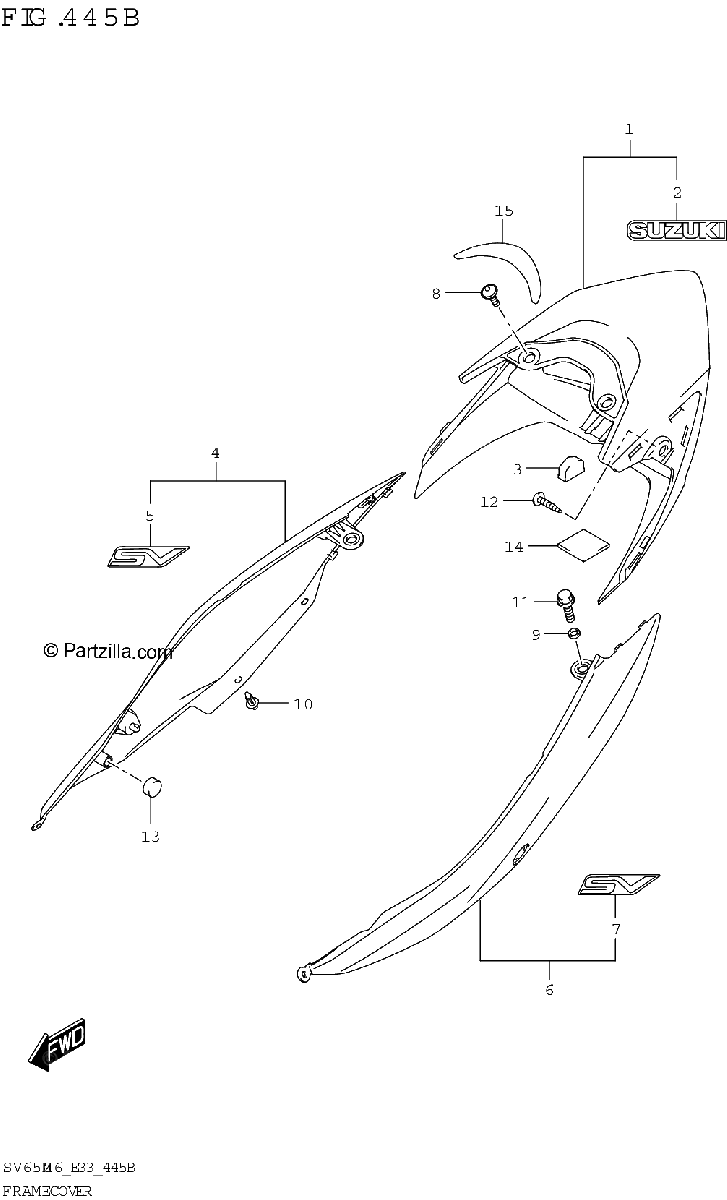 Diagrama de FRAME COVER