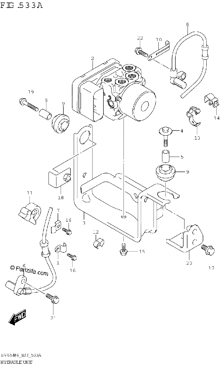 Diagrama de HYDRAULIC UNIT