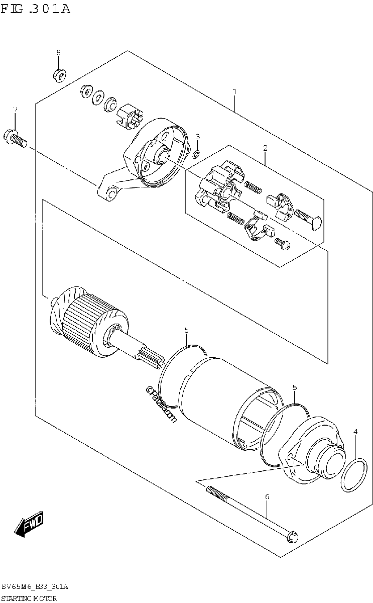 Diagrama de STARTING MOTOR