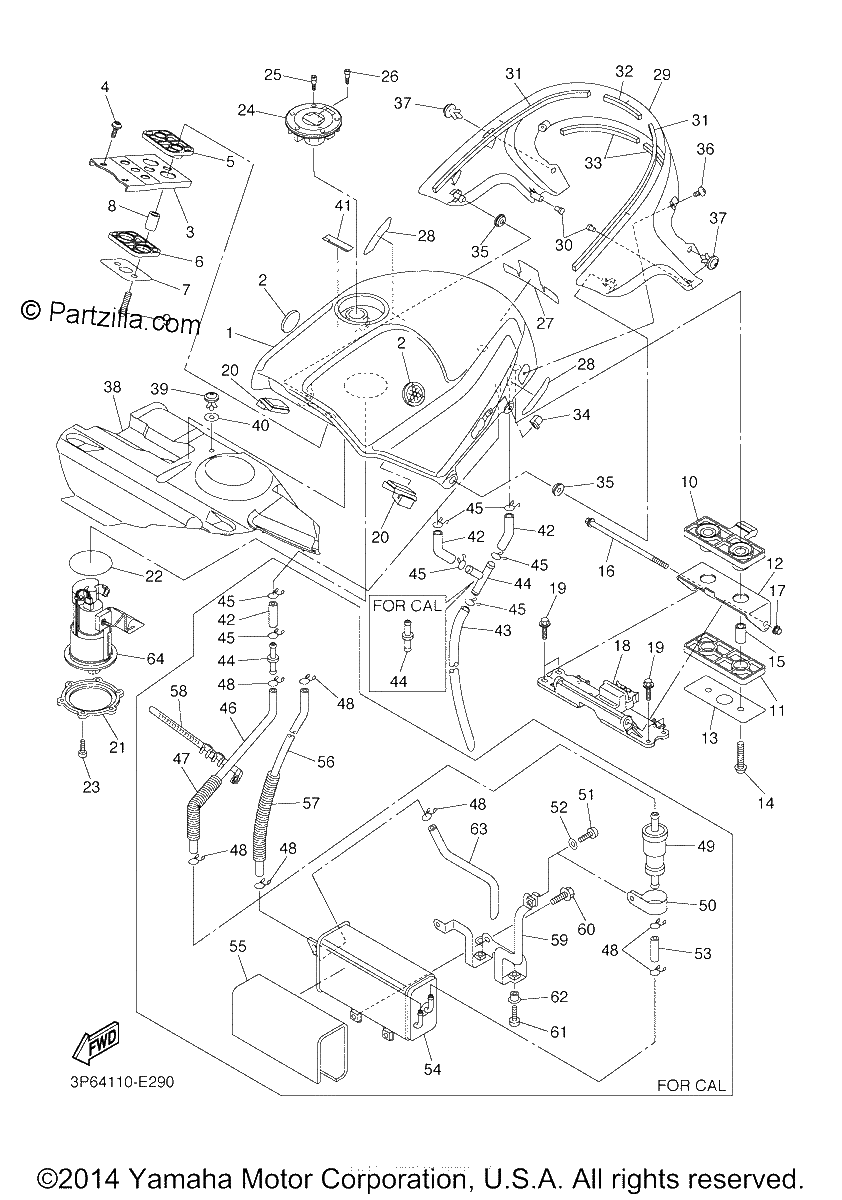 Diagrama de FUEL TANK