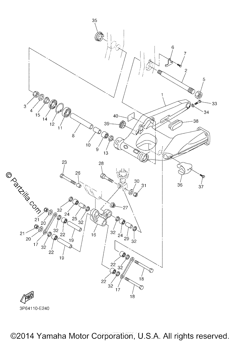 Diagrama de REAR ARM