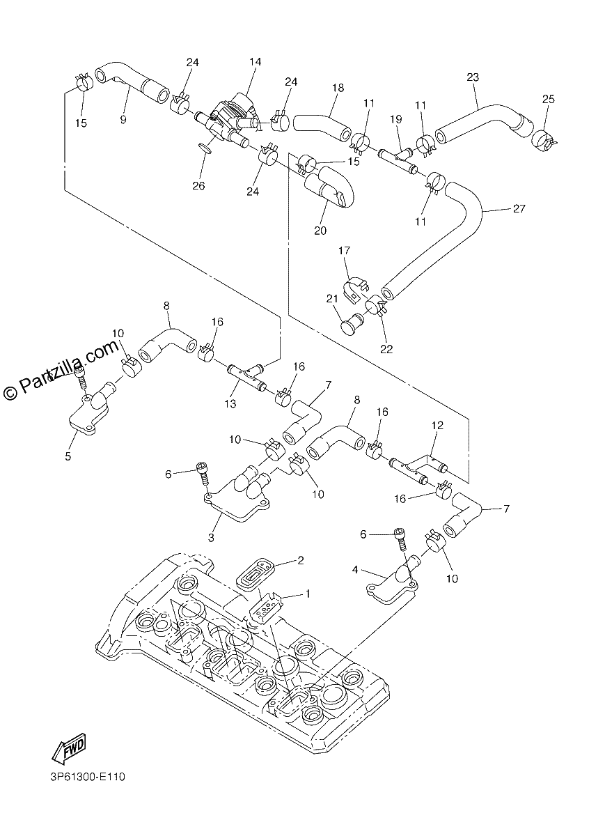 Diagrama de AIR INDUCTION SYSTEM