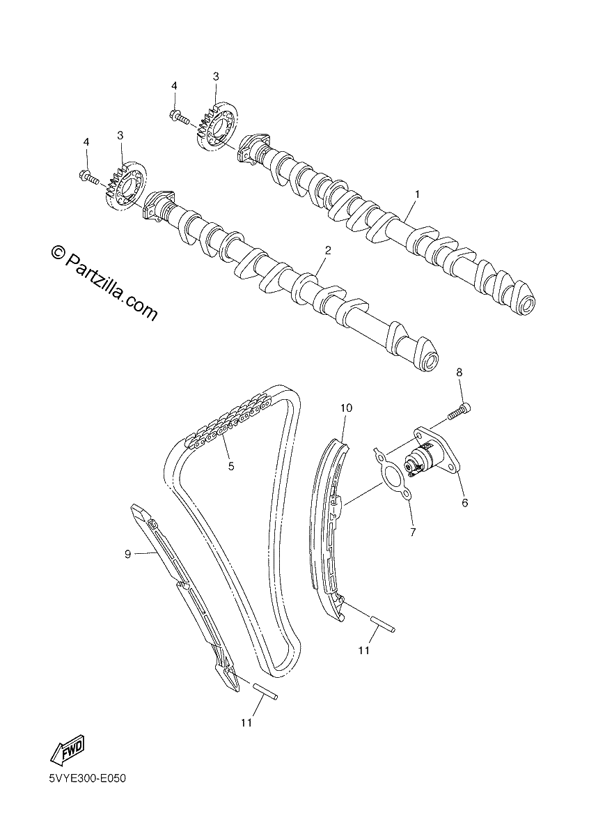 Diagrama de CAMSHAFT CHAIN