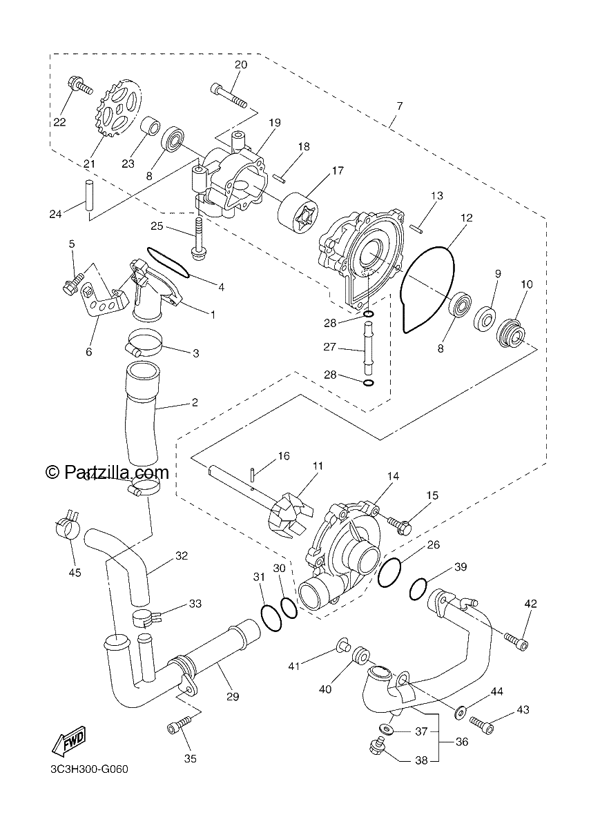 Diagrama de WATER PUMP