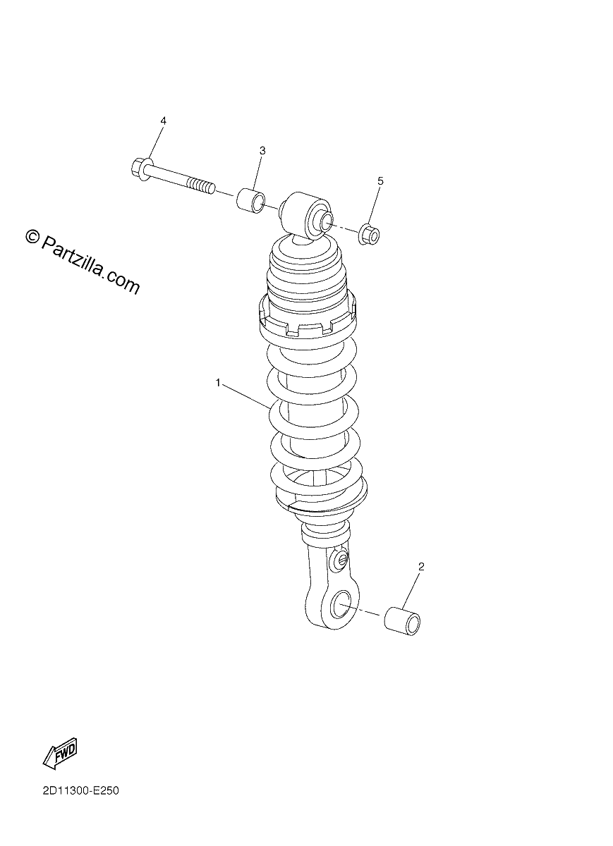 Diagrama de REAR SUSPENSION