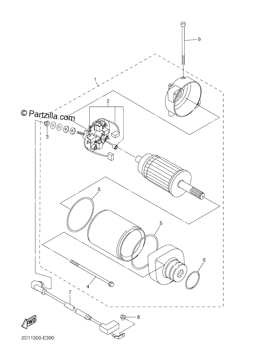 Diagrama de STARTING MOTOR