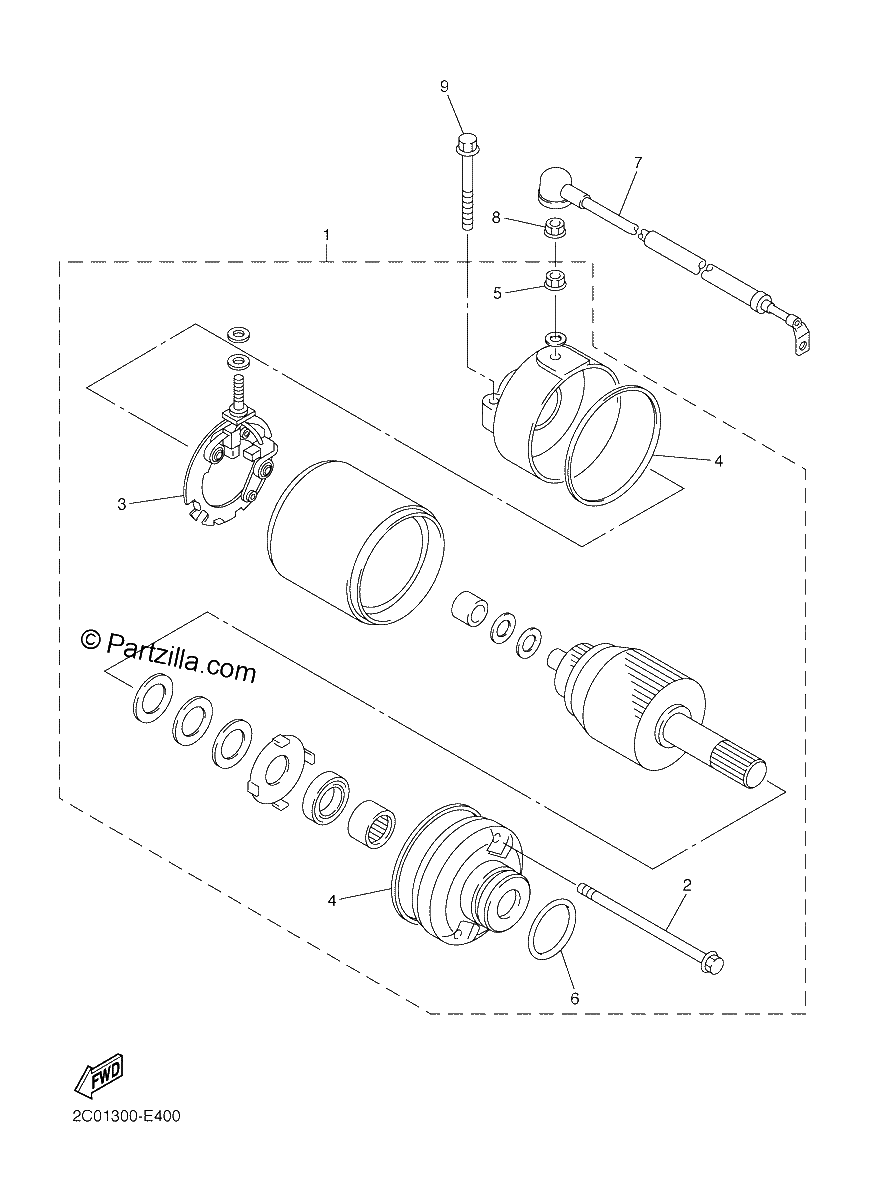 Diagrama de STARTING MOTOR