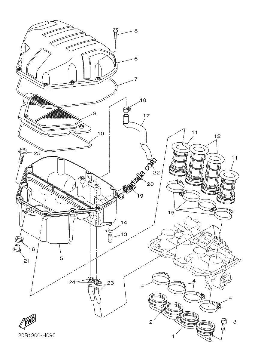 Diagrama de INTAKE