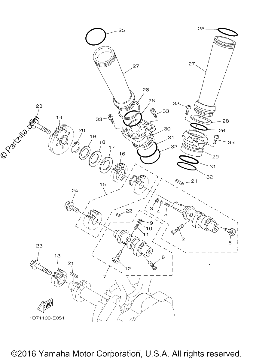 Diagrama de CAMSHAFT CHAIN