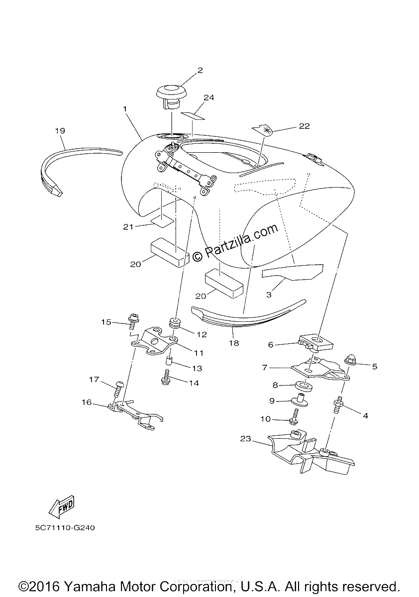 Diagrama de FUEL TANK