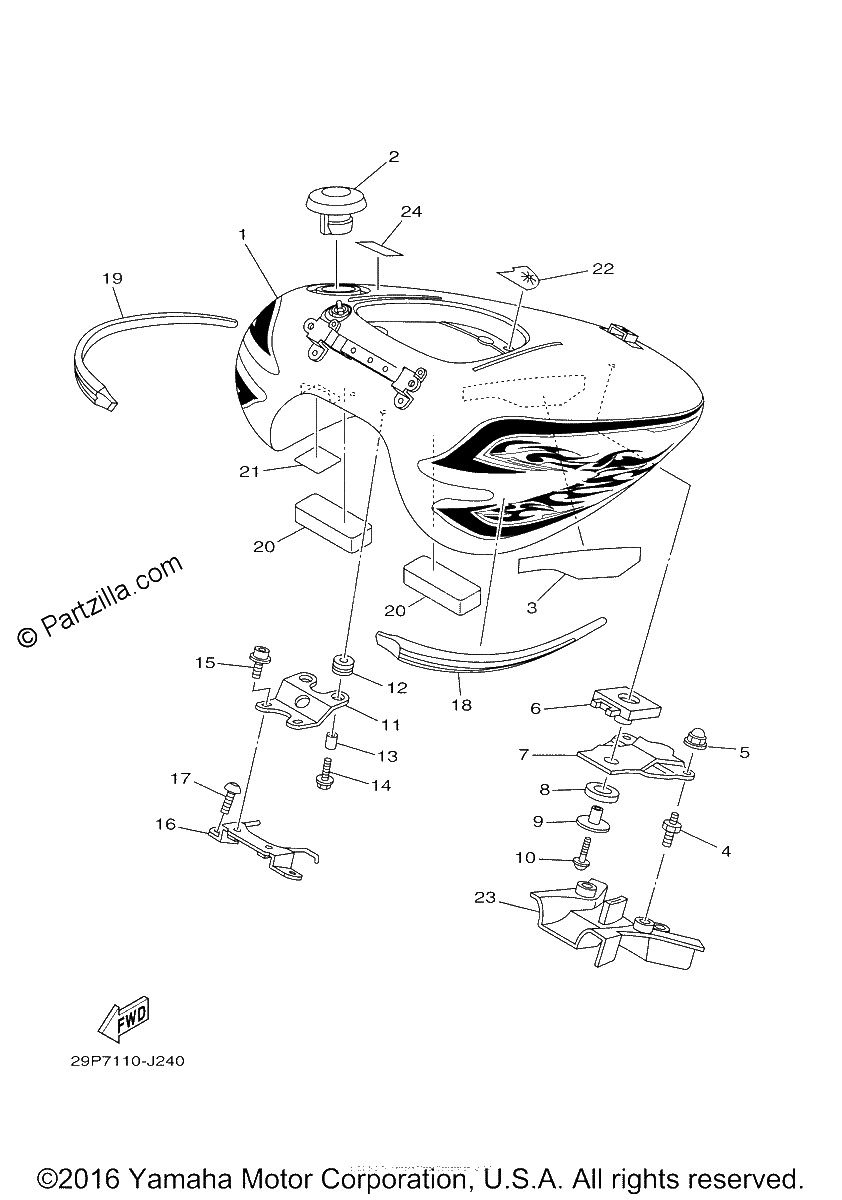 Diagrama de FUEL TANK