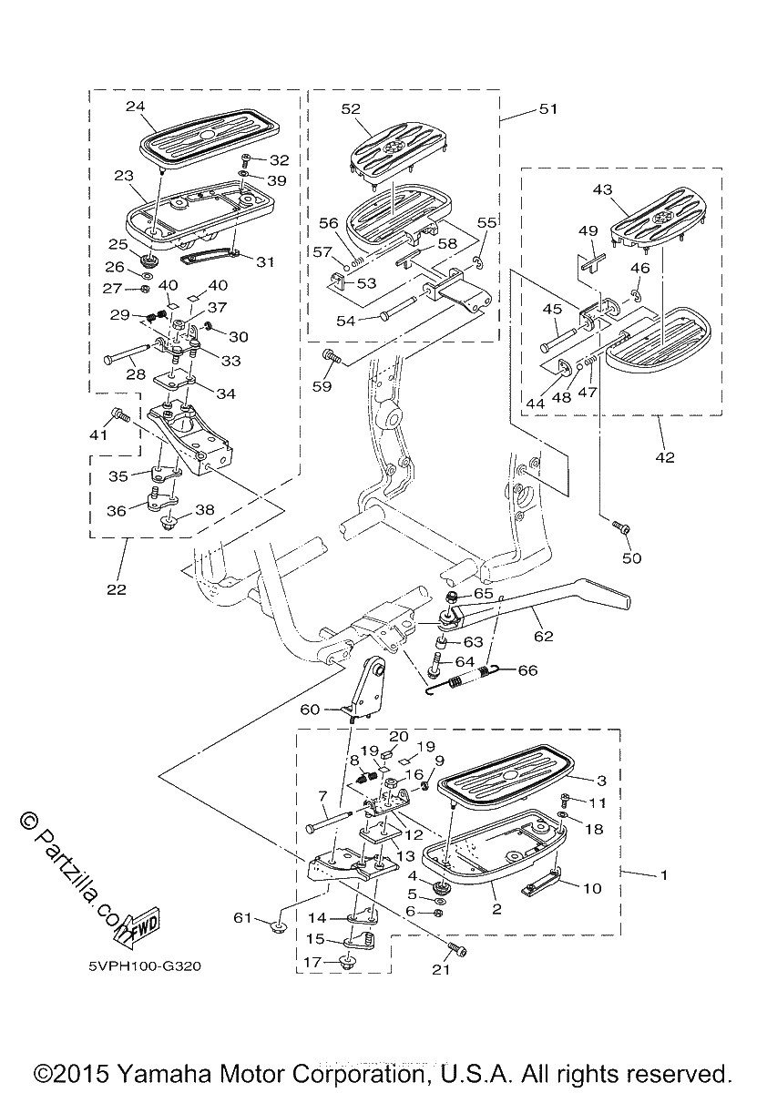 Diagrama de STAND FOOTREST