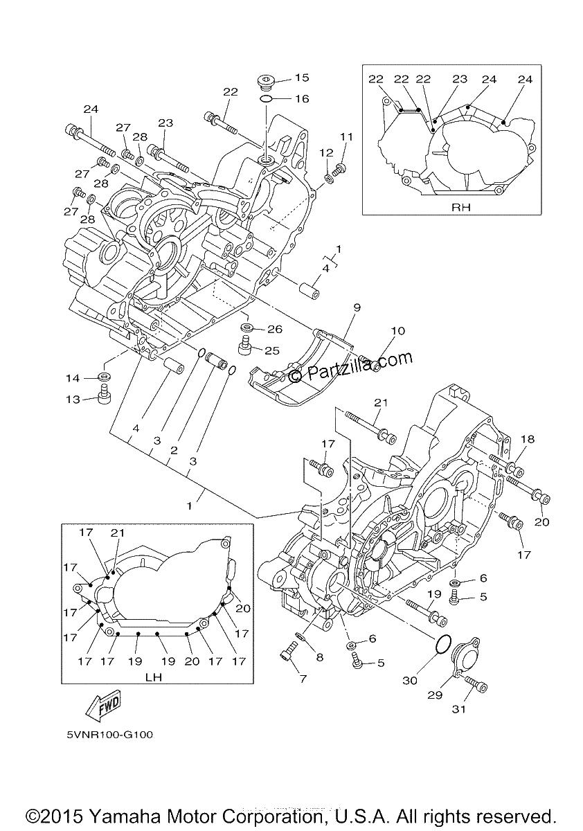 Diagrama de CRANKCASE