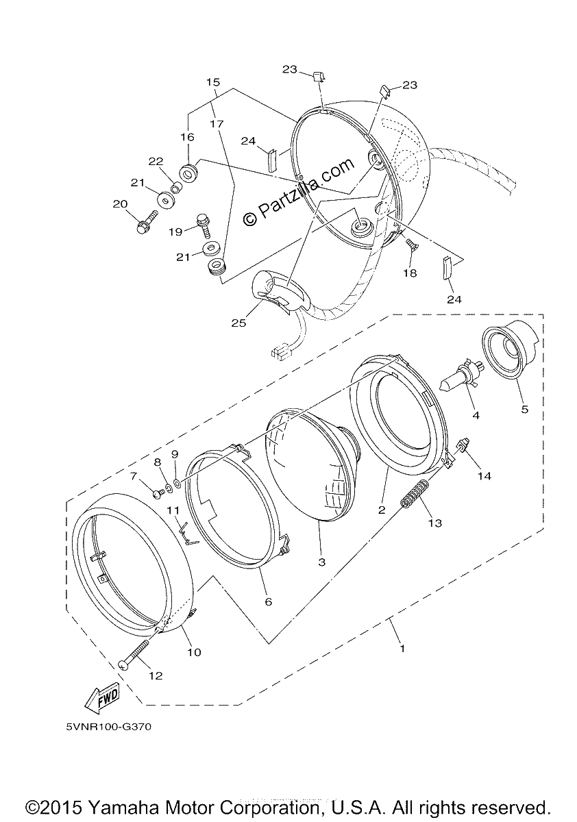Diagrama de HEADLIGHT