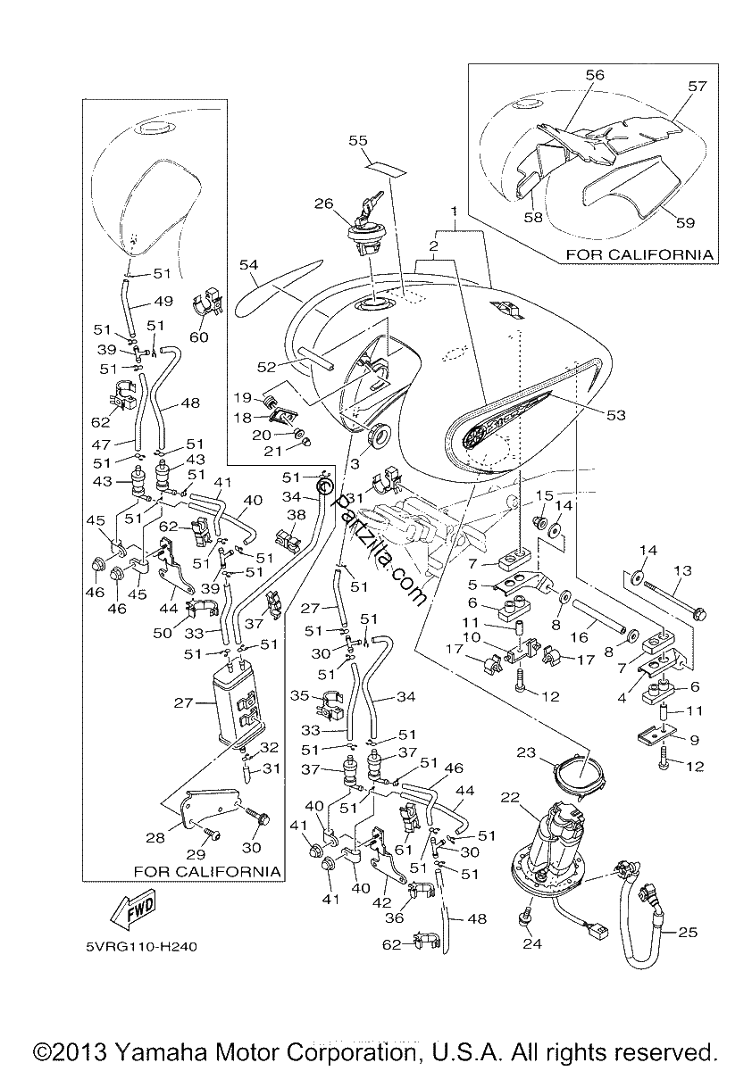Diagrama de FUEL TANK
