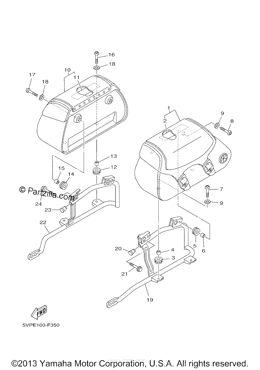 Diagrama de SADDLEBAG 1