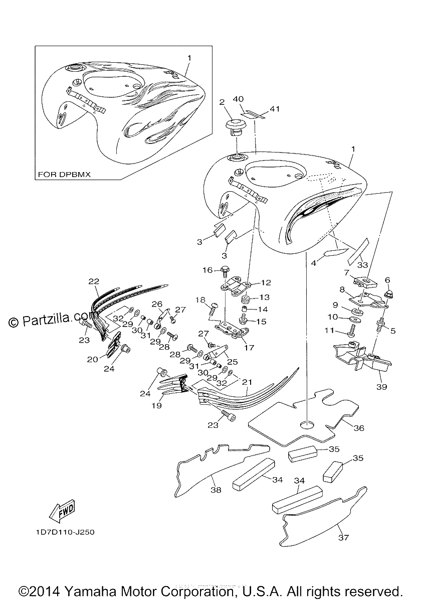 Diagrama de FUEL TANK