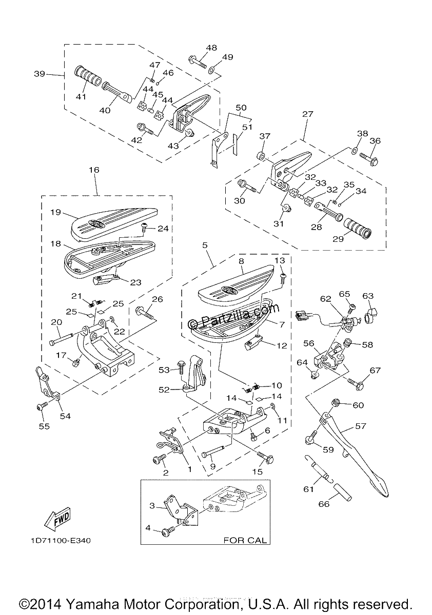 Diagrama de STAND FOOTREST