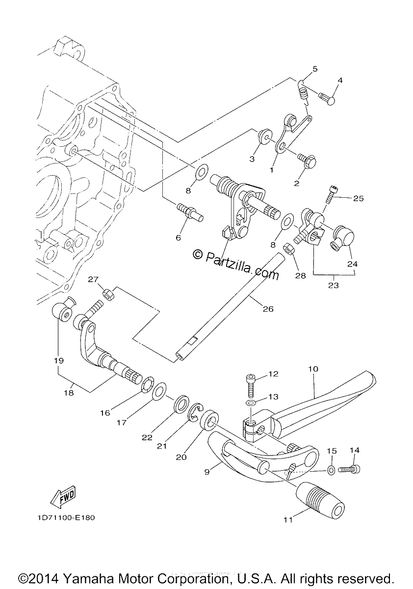 Diagrama de SHIFT SHAFT