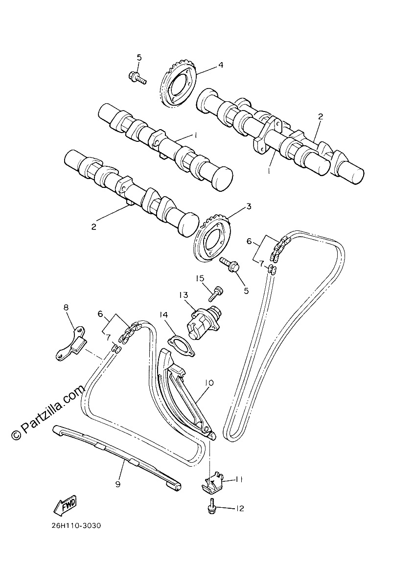 Diagrama de CAMSHAFT CHAIN