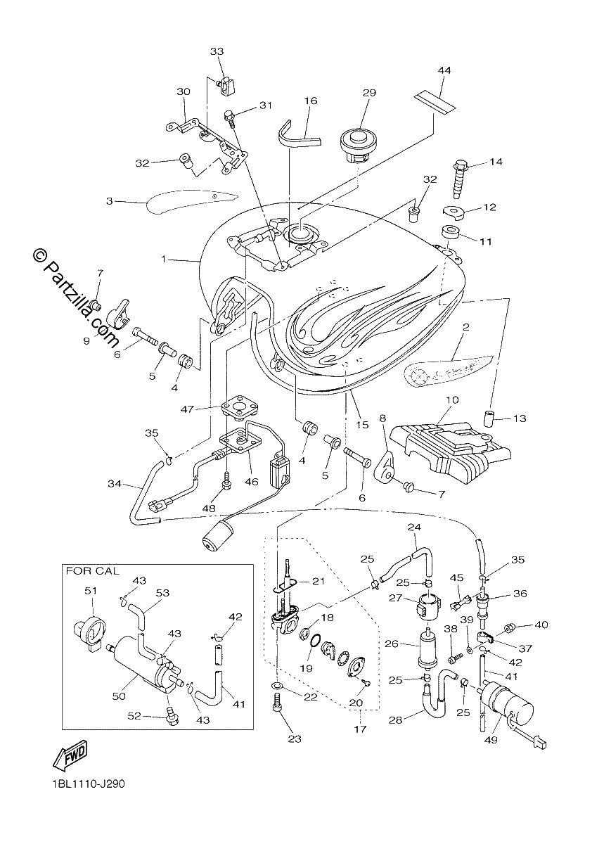 Diagrama de FUEL TANK
