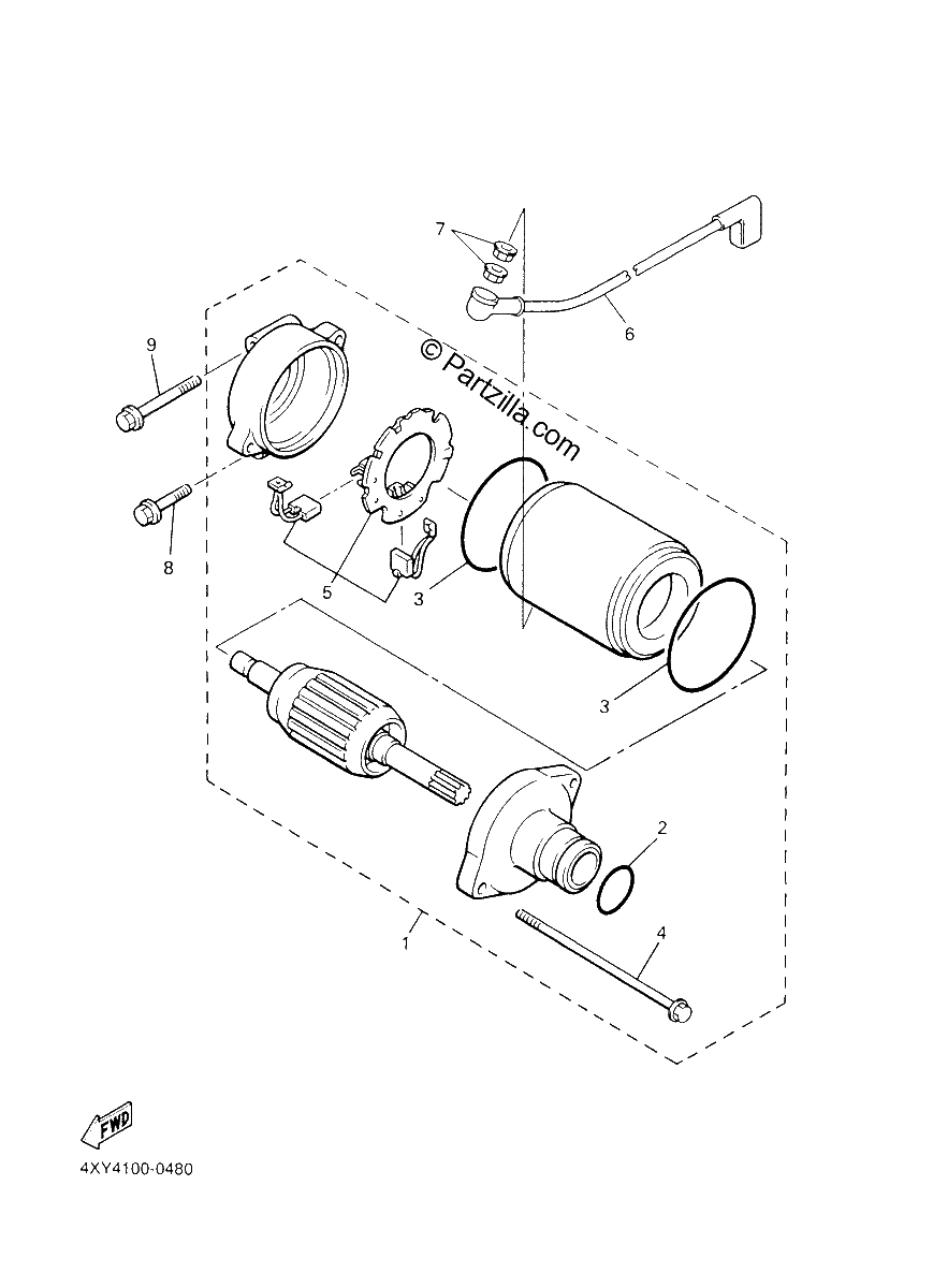 Diagrama de STARTING MOTOR