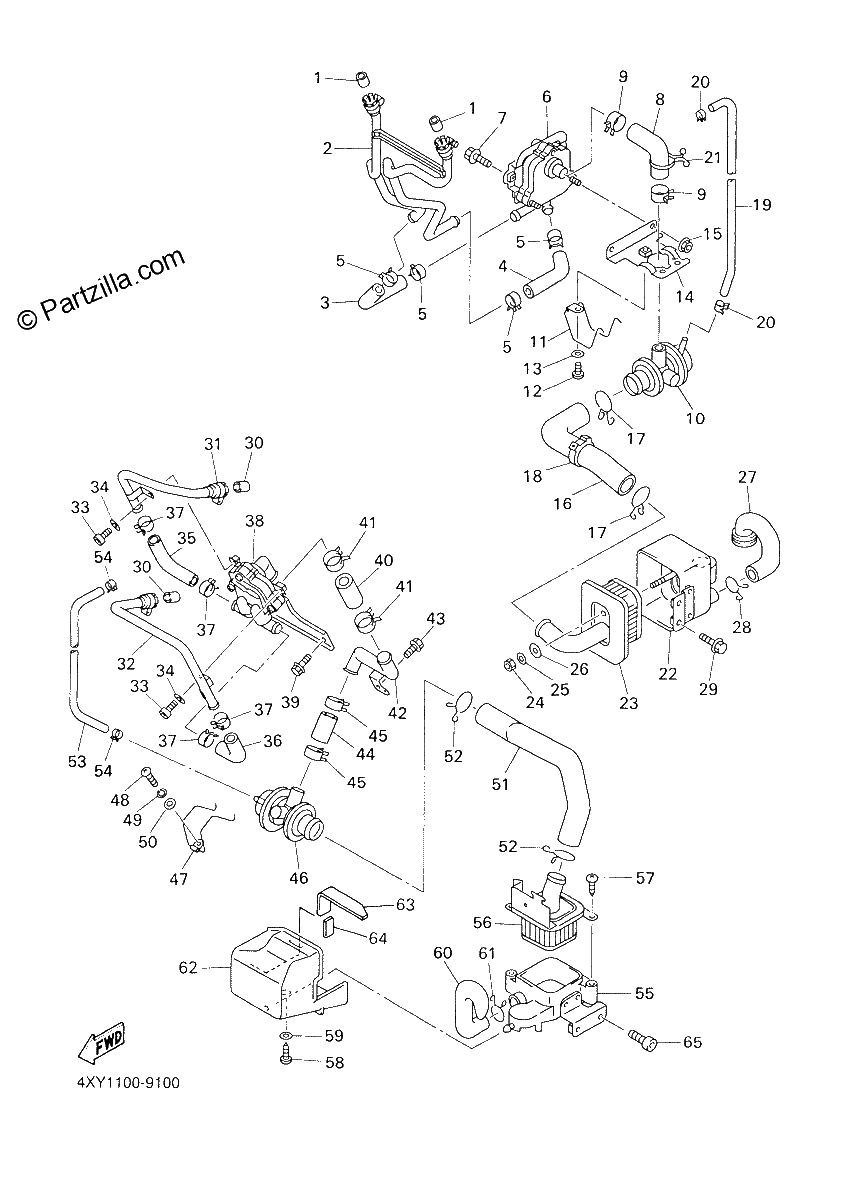 Diagrama de AIR INDUCTION SYSTEM