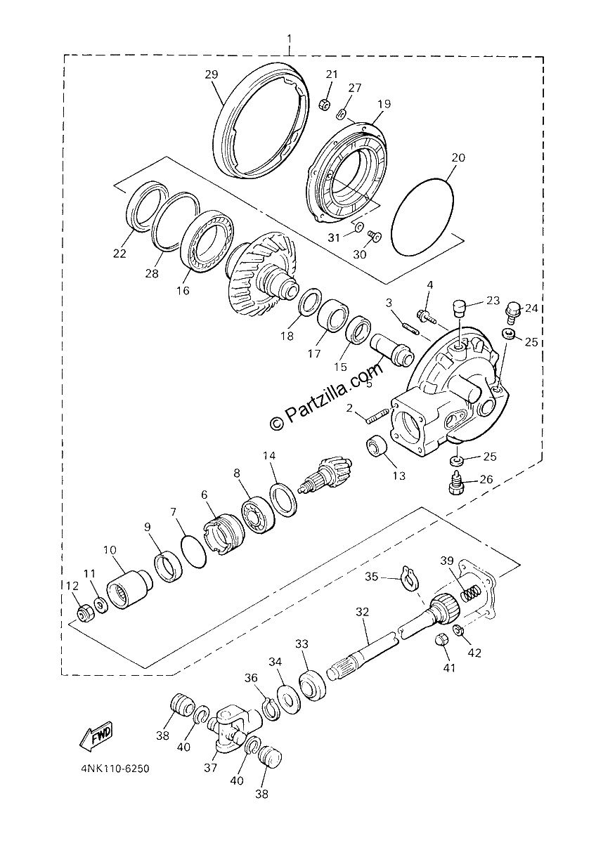 Diagrama de DRIVE SHAFT