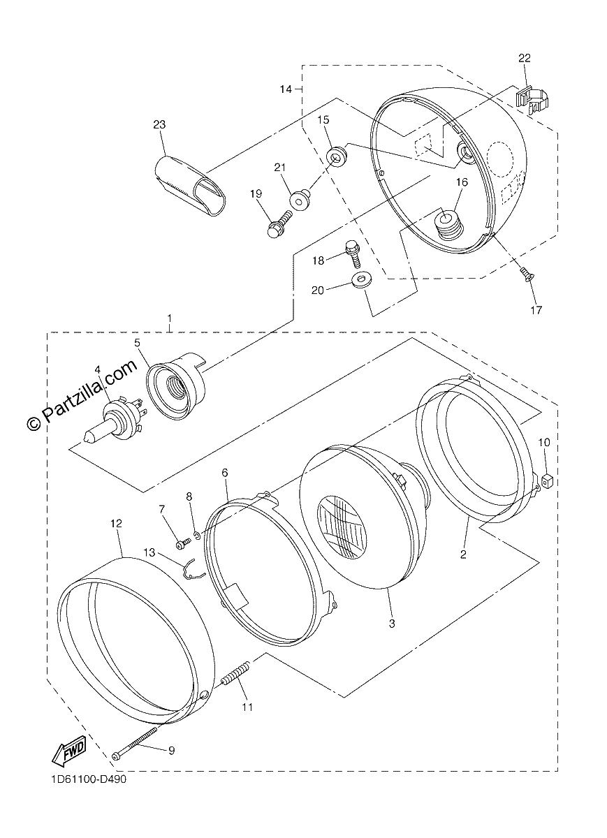 Diagrama de HEADLIGHT