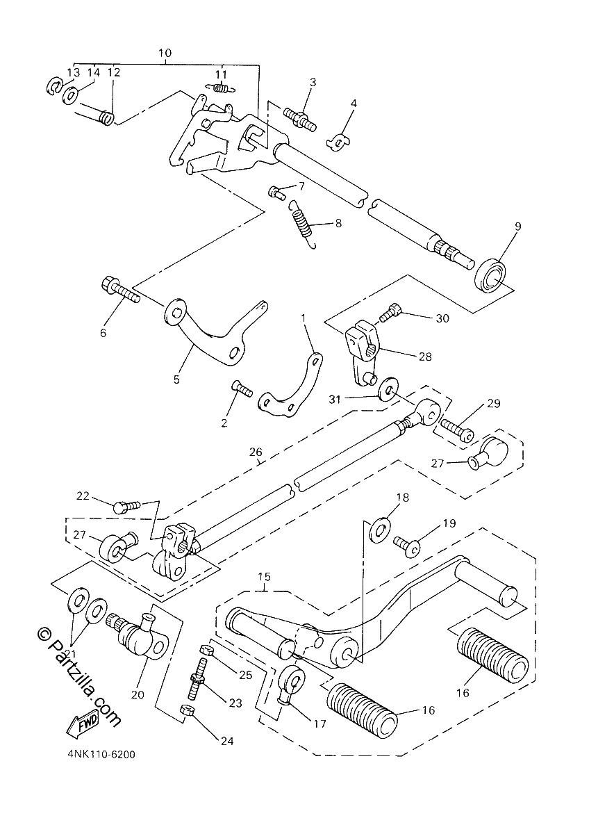 Diagrama de SHIFT SHAFT