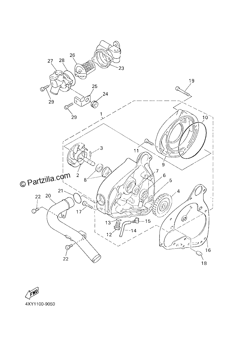 Diagrama de WATER PUMP
