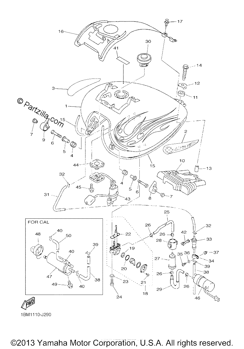 Diagrama de FUEL TANK