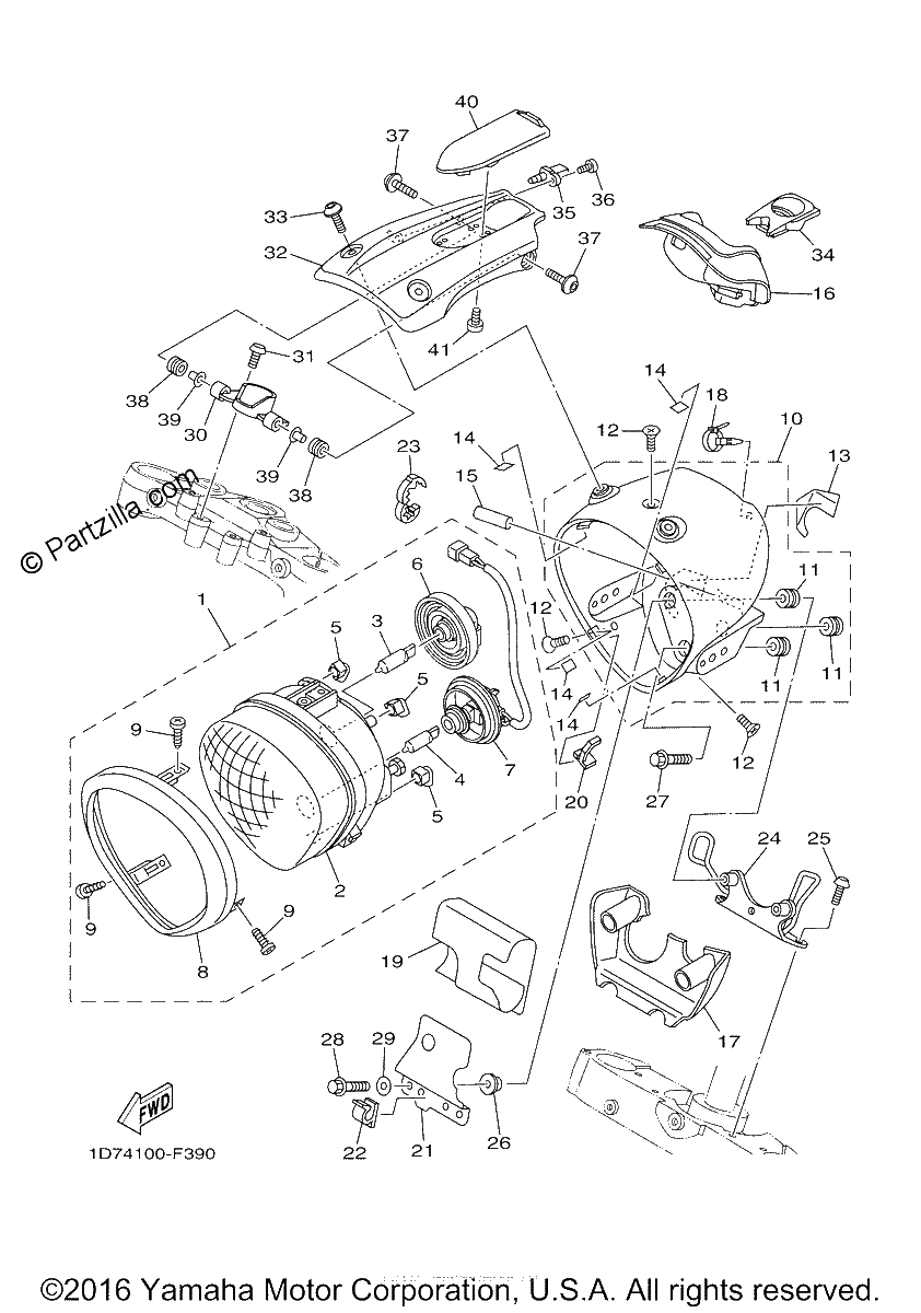 Diagrama de HEADLIGHT