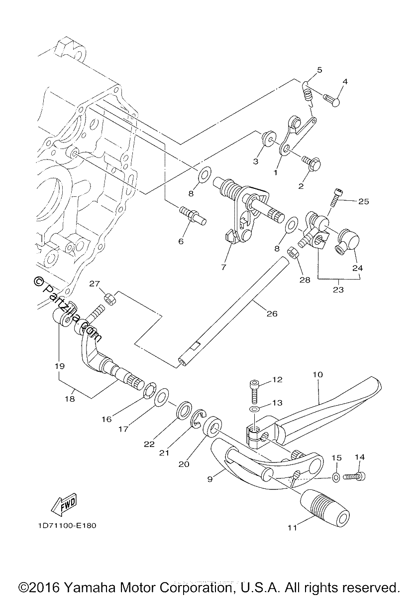 Diagrama de SHIFT SHAFT