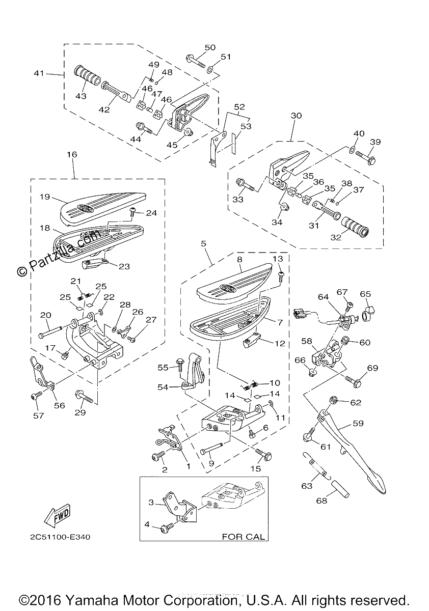 Diagrama de STAND FOOTREST
