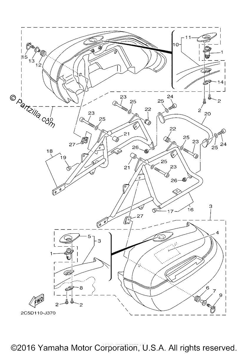 Diagrama de SADDLEBAG 1
